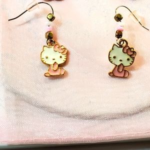 Hello kitty earrings
